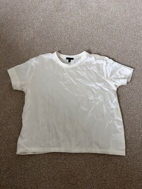 ATM Anthony Thomas Melillo Ivory Tee with Black Label